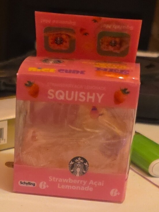 Starbucks Other - Starbucks Strawberry Acai Lemonade Squishy - Pink
